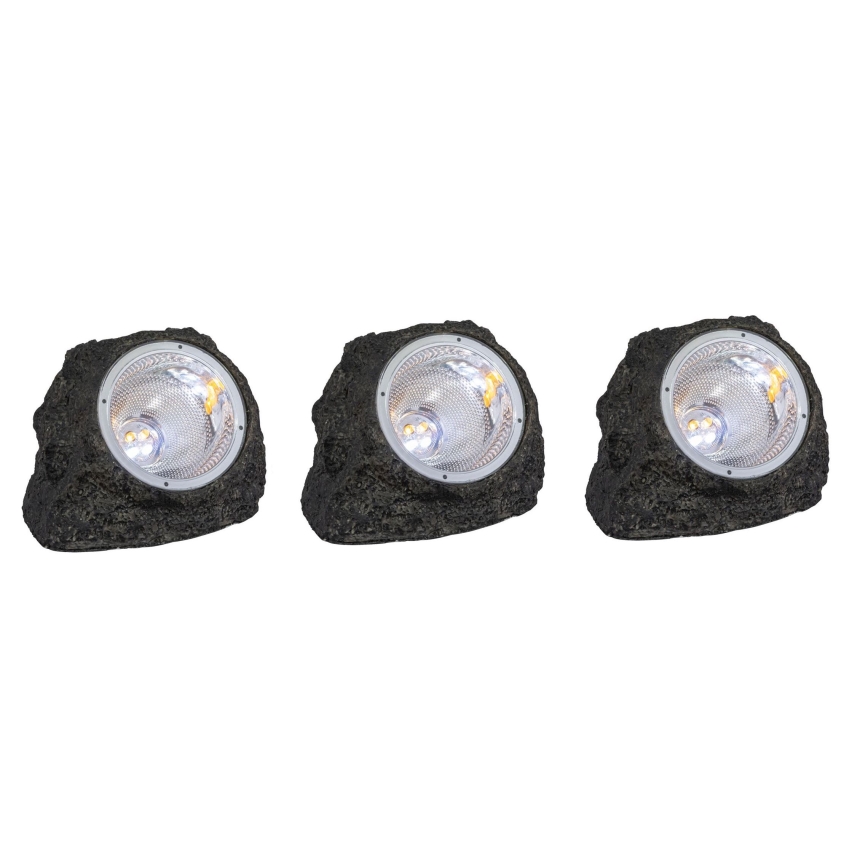 Globo - KOMPLET 3x LED solarno svetlo LED/1,2V IP44 600 mAh