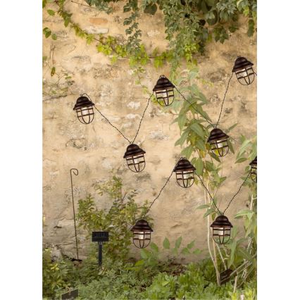 Globo - LED solarna dekorativna svetiljka 8xLED/3,2V IP44 200 mAh