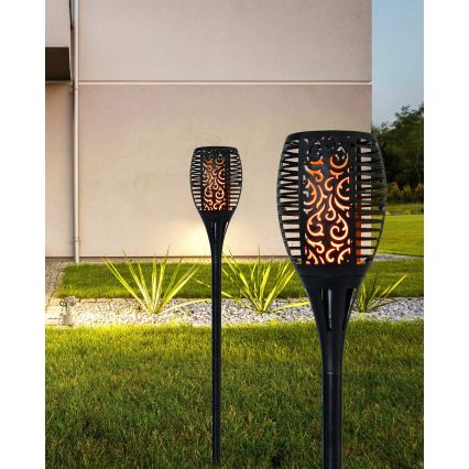 Globo - LED solarna svetiljka LED/5,4W/3V 1800K IP44 crna