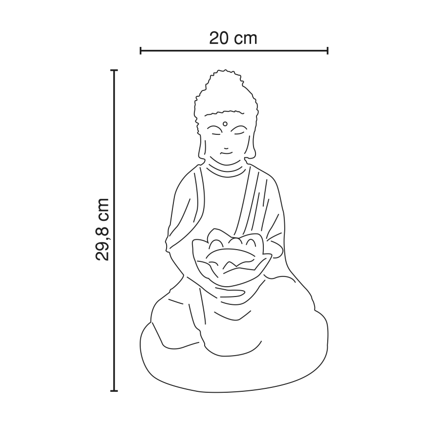 GLOBO - LED solarno osvetljenje LED/0,06W IP44 600 mAh