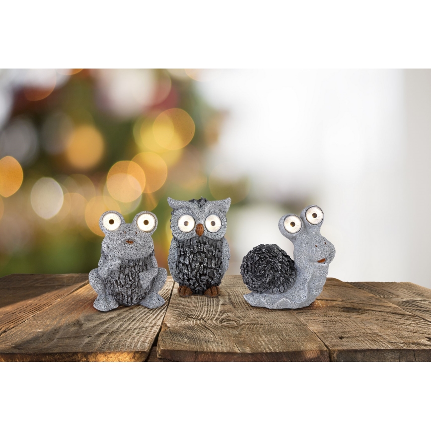 Globo - LED solarna svetiljka 2xLED/0,06W/3V IP44 puž