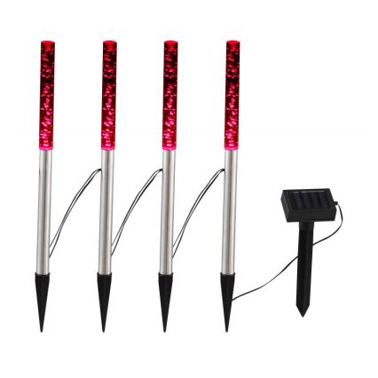 Globo - SET 4x LED solarna svetla 4xLED/0,07W IP44 600 mAh