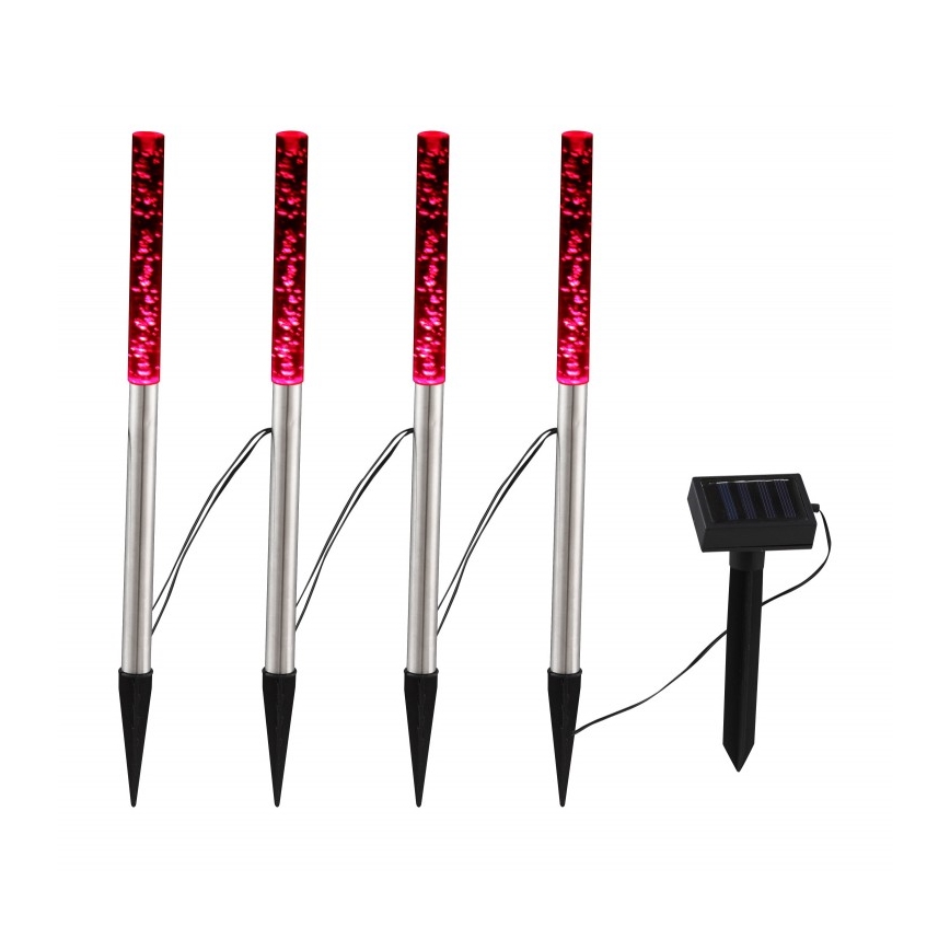 Globo - SET 4x LED solarna svetla 4xLED/0,07W IP44 600 mAh