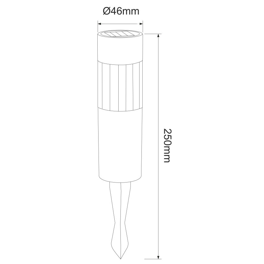 Globo - SET od 4 LED solarnih lampi LED/0,06W/3,2V IP44 100 mAh
