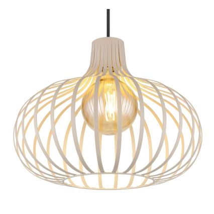 Globo - Luster na sajli 1xE27/40W/230V bež