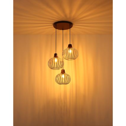 Globo - Luster na sajli 3xE27/40W/230V