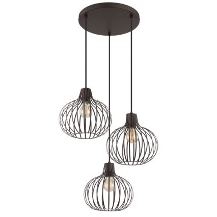 Globo - Luster na sajli 3xE27/40W/230V