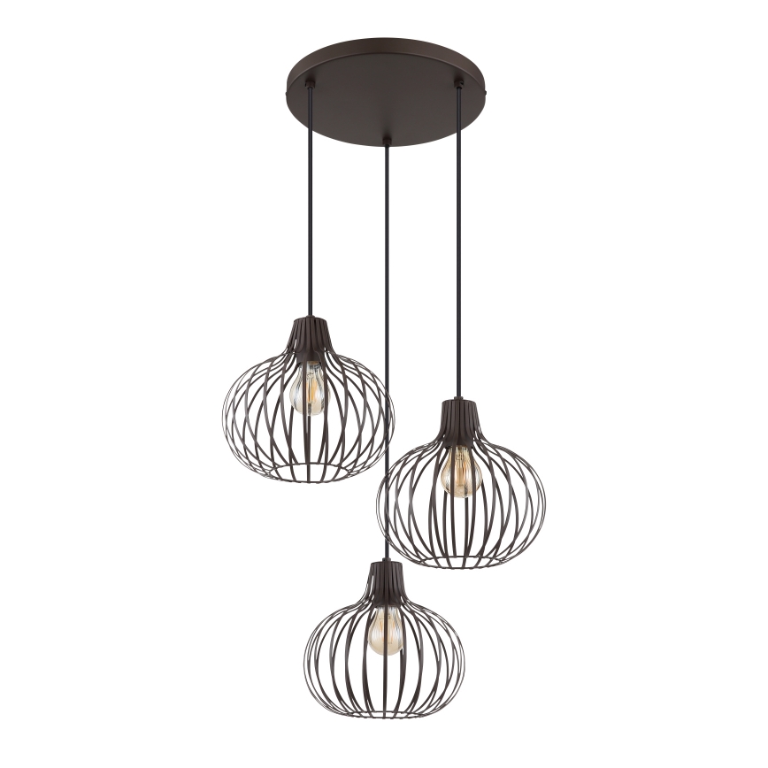 Globo - Luster na sajli 3xE27/40W/230V