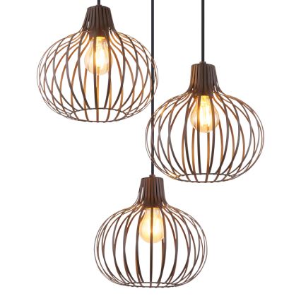 Globo - Luster na sajli 3xE27/40W/230V