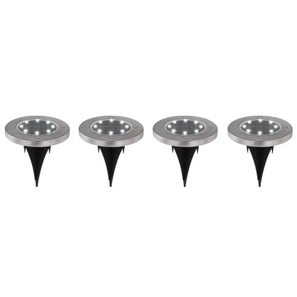 Globo - Komplet od 4 solarne LED svetiljke LED/0,1W/3V IP44 300 mAh