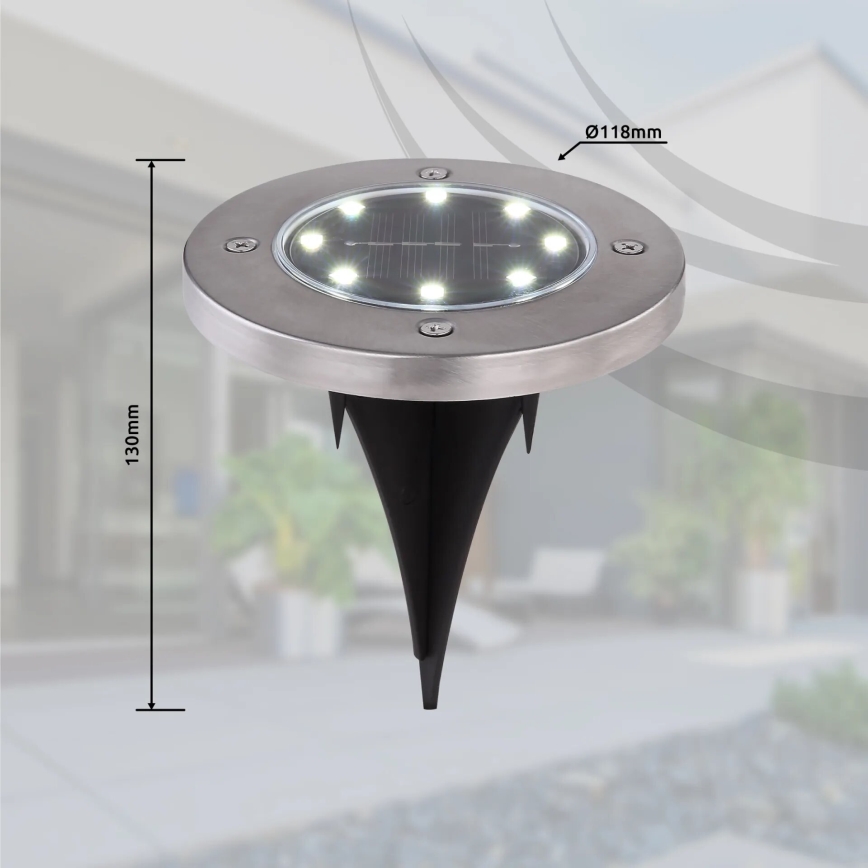 Globo - Komplet od 4 solarne LED svetiljke LED/0,1W/3V IP44 300 mAh