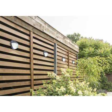 Globo - LED solarno zidno svetlo 2xLED/0,06W/1,2V IP44 200 mAh