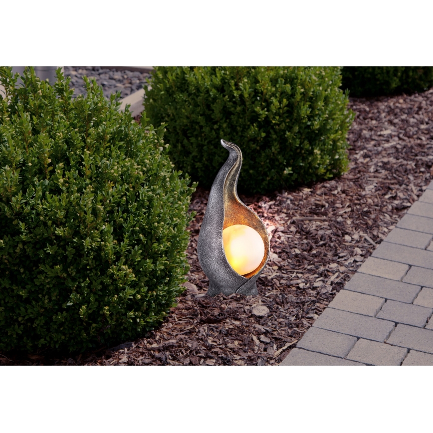 Globo - LED solarna svetiljka LED/2,16W/3V 3000K IP44 srebrna
