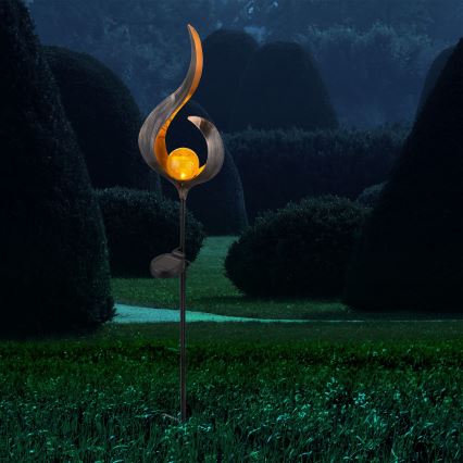 Globo - LED solarna svetiljka LED/0,02W/3V 600mAh IP44 bronza
