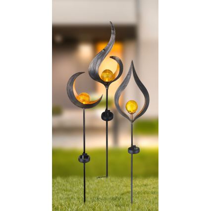 Globo - LED solarna svetiljka LED/0,02W/3V 600mAh IP44 bronza