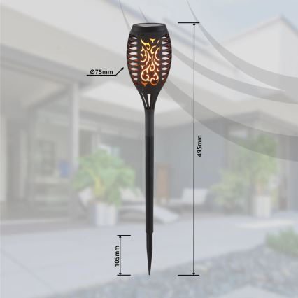 Globo - Set od 3 LED solarnih lampi LED/0,1W/3V IP44 200 mAh