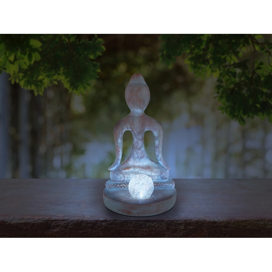 Globo - LED solarno svetlo LED/3V IP44 200 mAh figura Bude