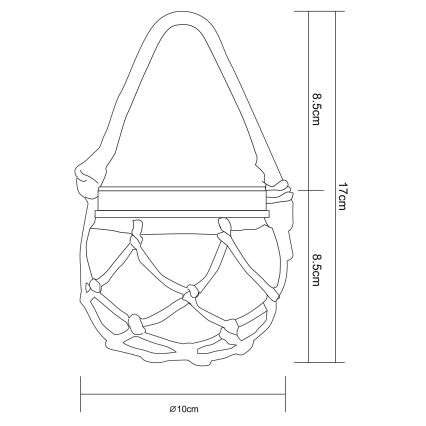 Globo - LED solarna svetiljka, 0,06 W / 3,2 V, IP44