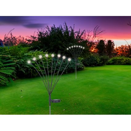 Globo - LED solarna svetiljka 8xLED/0,06W/3,2V 3000K IP44 300 mAh
