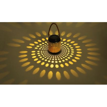Globo - LED solarno svetlo LED/0,06W/3V 3000K IP44 bambus