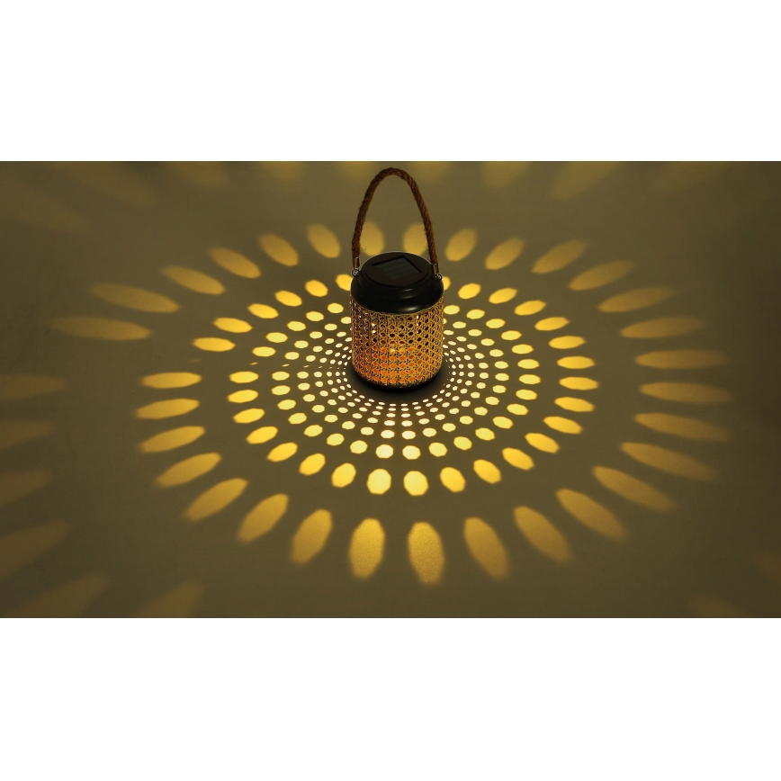 Globo - LED solarno svetlo LED/0,06W/3V 3000K IP44 bambus
