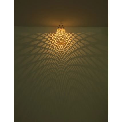 Globo - LED solarna lampa LED/0,06W/3V bambus IP44 600 mAh