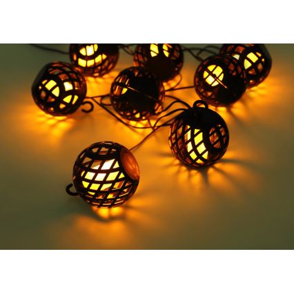 Globo - LED solarni dekorativni lanac 98xLED/0,1W/3V 410 cm IP44 600 mAh