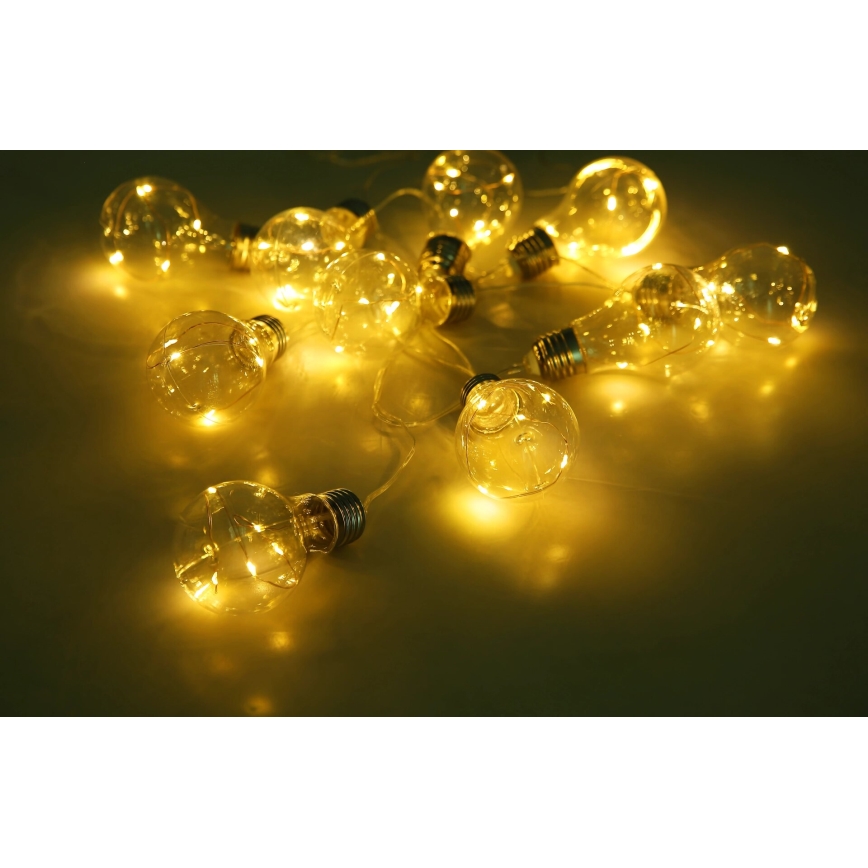 Globo - LED solarni lanac 10xLED/0,06W/3,2V 380 cm IP44 600 mAh