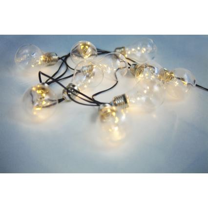 Globo - LED solarni lanac 10xLED/0,06W/3,2V 380 cm IP44 600 mAh