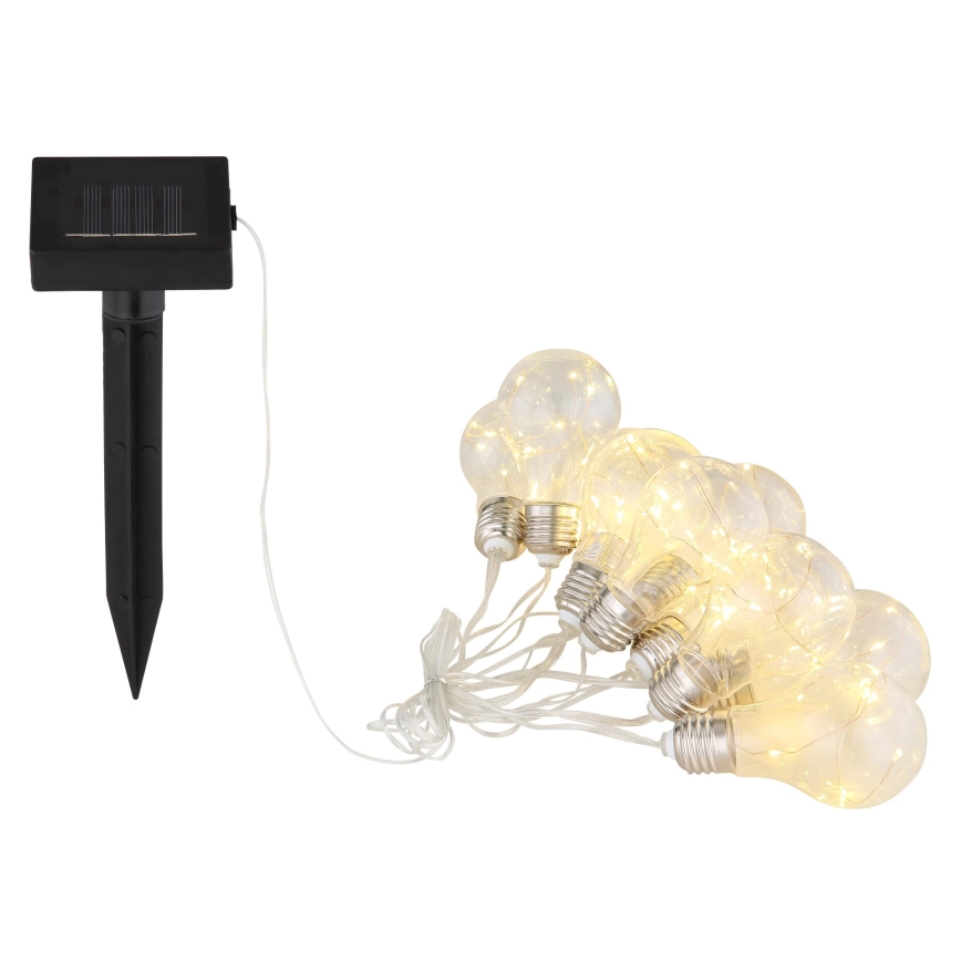 Globo - LED solarni lanac 10xLED/0,06W/3,2V 380 cm IP44 600 mAh