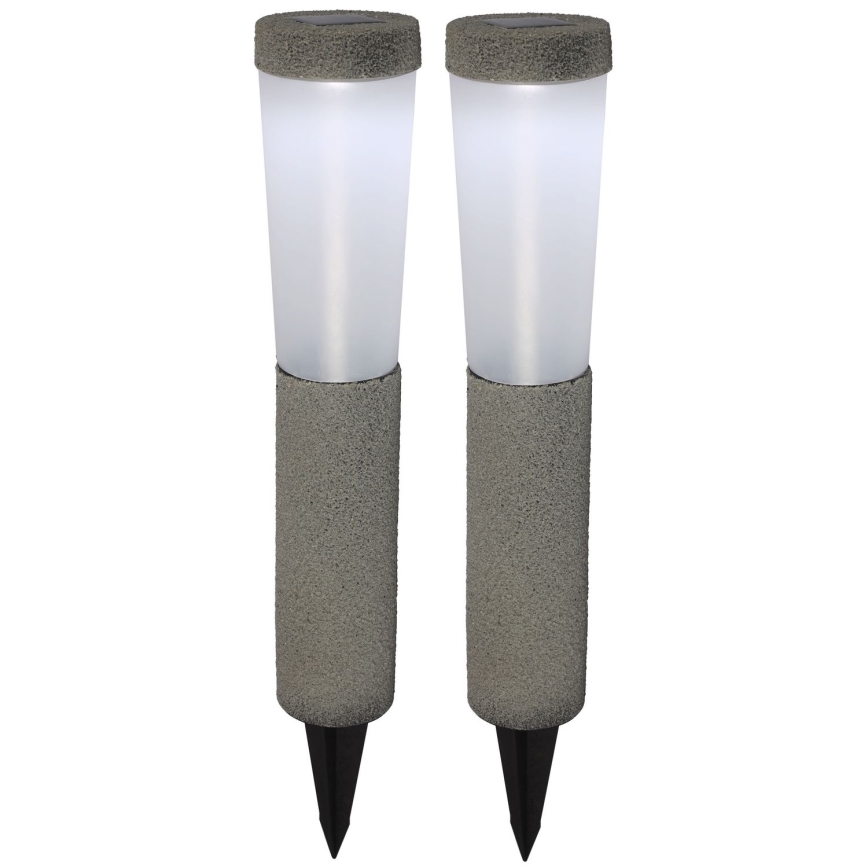 Globo - SET 2x LED solarna svetiljka LED/0,1W/3V 6000K IP44 400 mAh