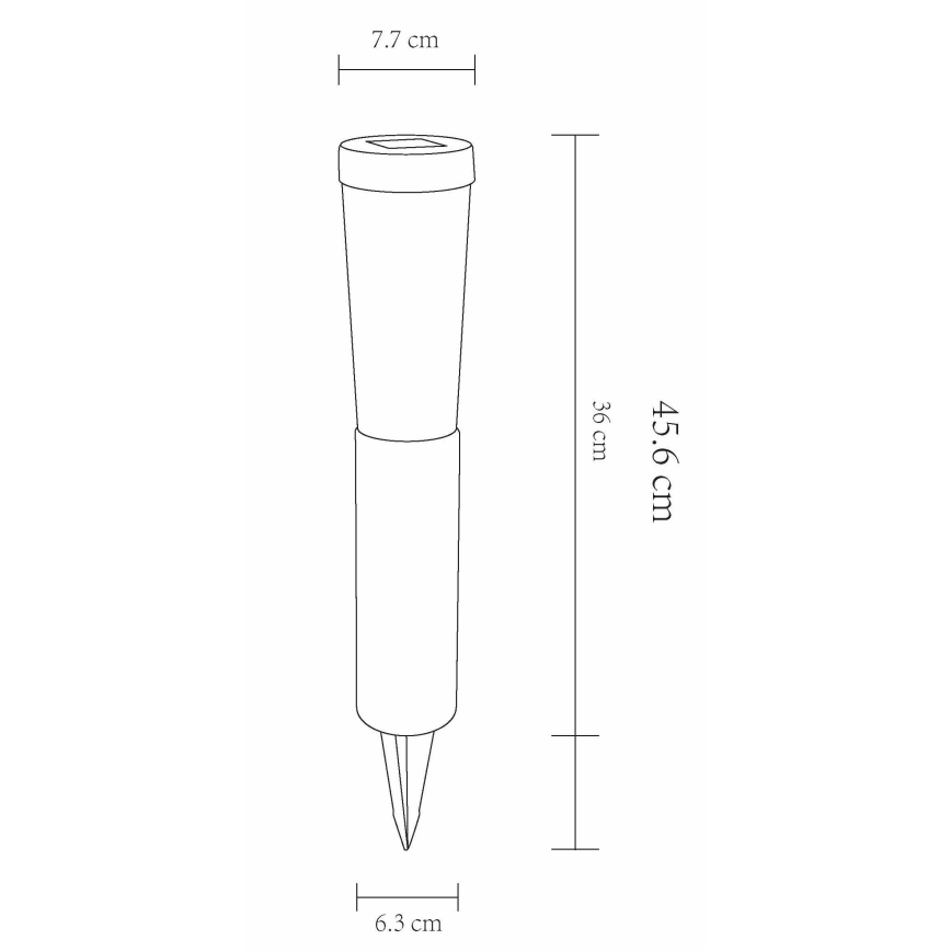 Globo - SET 2x LED solarna svetiljka LED/0,1W/3V 6000K IP44 400 mAh