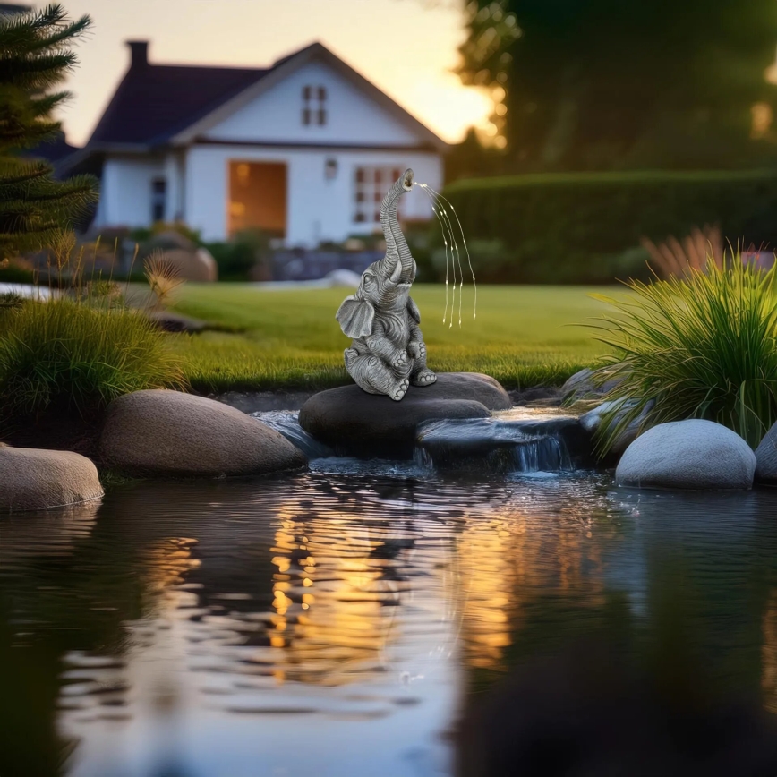 Globo - LED solarna dekoracija 20xLED/0,02W/3V IP44 300 mAh slon