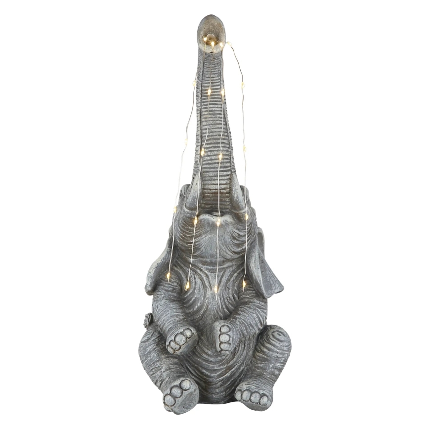 Globo - LED solarna dekoracija 20xLED/0,02W/3V IP44 300 mAh slon