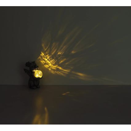 Globo - LED solarna dekoracija LED/0,02W/3V IP44 zmaj 300 mAh