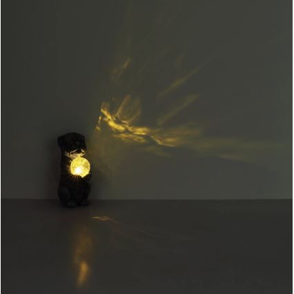 Globo - LED solarna dekoracija LED/0,02W/3V IP44 300 mAh pas