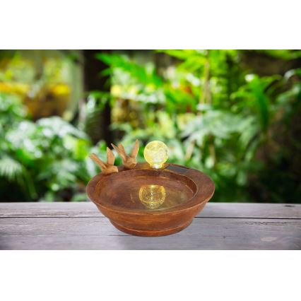 Globo - LED solarna svetiljka LED/0,06W/3V IP44 za ptičju kupku