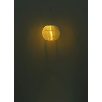Globo - LED viseća solarna svetiljka LED/0,5W/3V IP44 300 mAh bež