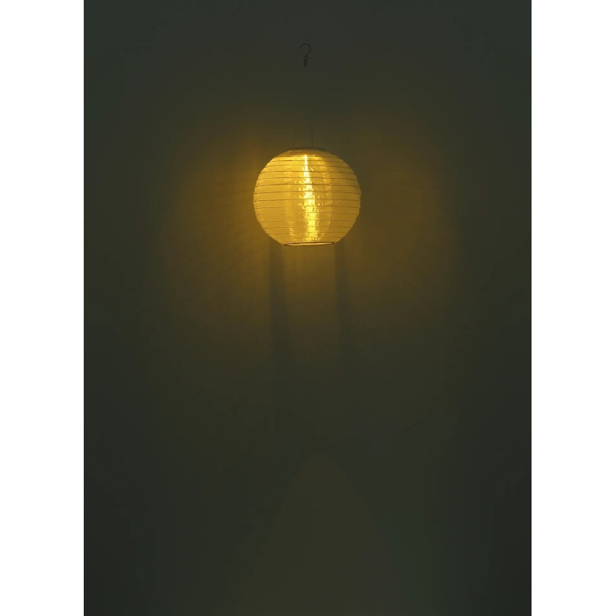 Globo - LED solarna viseća svetiljka LED/0,5W/3V IP44 bela 300 mAh