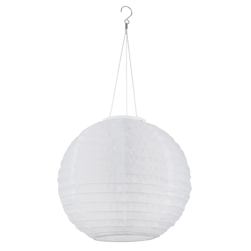 Globo - LED solarna viseća svetiljka LED/0,5W/3V IP44 bela 300 mAh