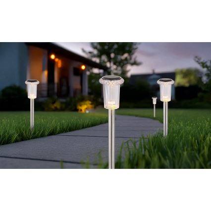 Globo - SET od 4 solarne LED svetiljke LED/0,06W/1,2V IP44 100 mAh