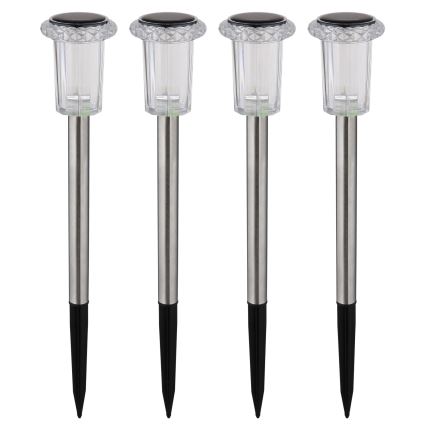 Globo - SET od 4 solarne LED svetiljke LED/0,06W/1,2V IP44 100 mAh