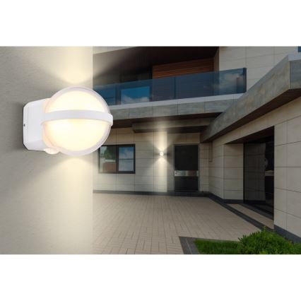 Globo - LED spoljašnje zidno svetlo LED/12W/230V IP54 bela