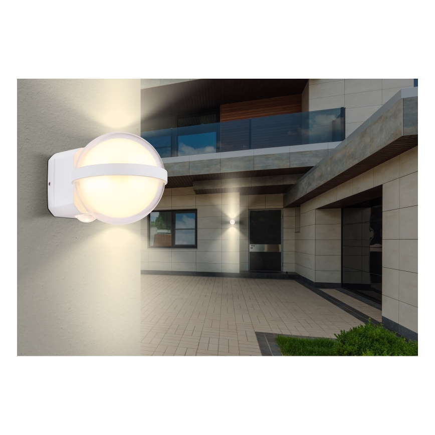 Globo - LED spoljašnje zidno svetlo LED/12W/230V IP54 bela