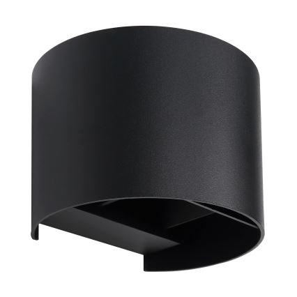 Globo - LED spoljašnje zidno svetlo 2xLED/3W/230V IP44 crno