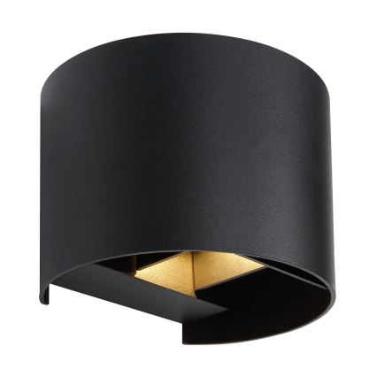 Globo - LED spoljašnje zidno svetlo 2xLED/3W/230V IP44 crno