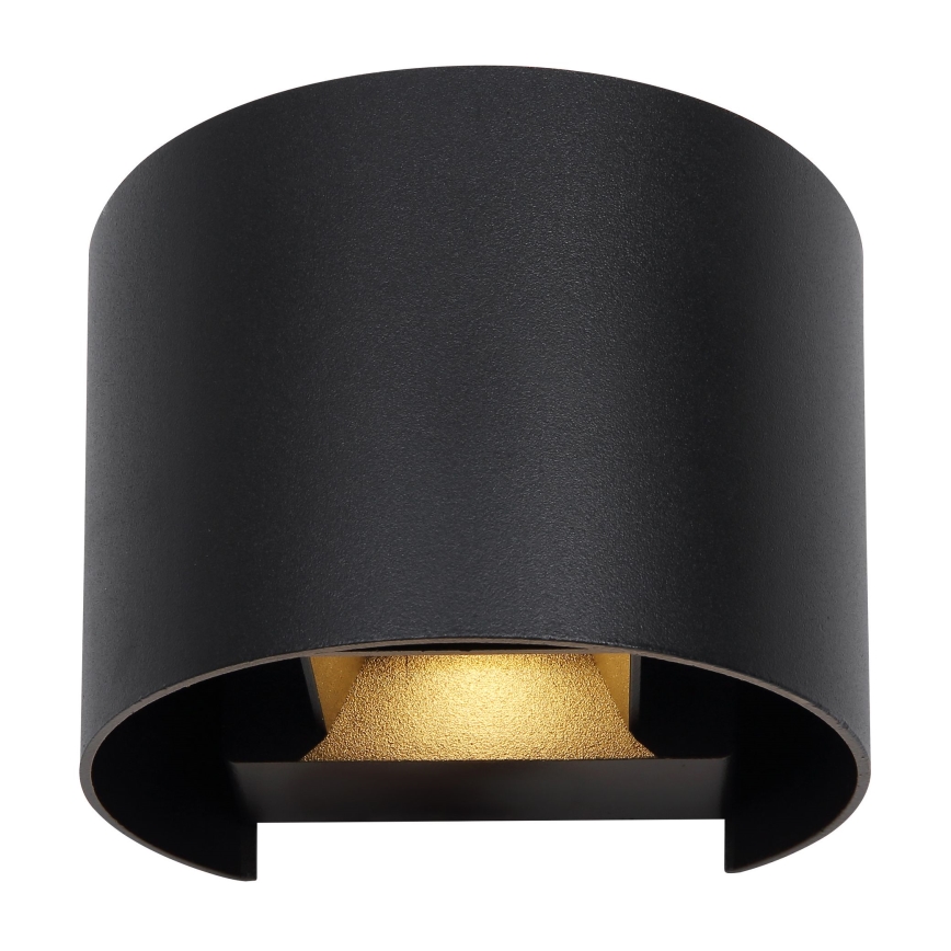Globo - LED spoljašnje zidno svetlo 2xLED/3W/230V IP44 crno