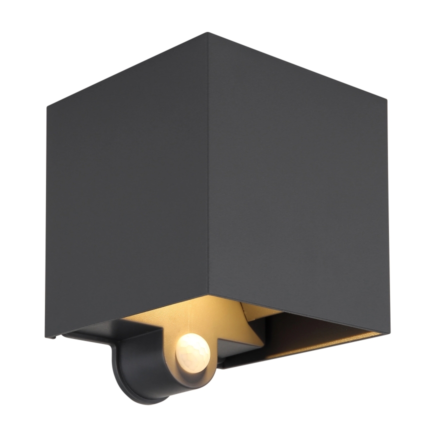 Globo - LED spoljašnje zidno svetlo sa senzorom 2xLED/3W/230V IP54