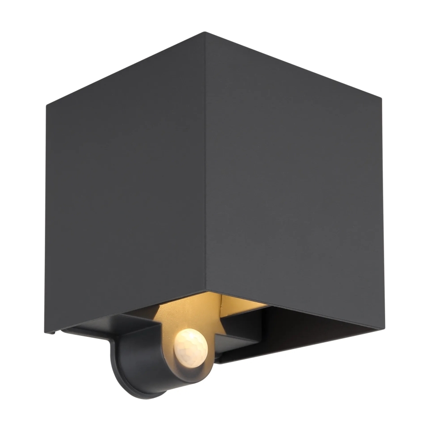 Globo - LED spoljašnje zidno svetlo sa senzorom 2xLED/3W/230V IP54