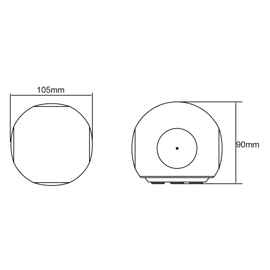Globo - LED spoljašnja zidna svetiljka LED/4,5W/230V IP54